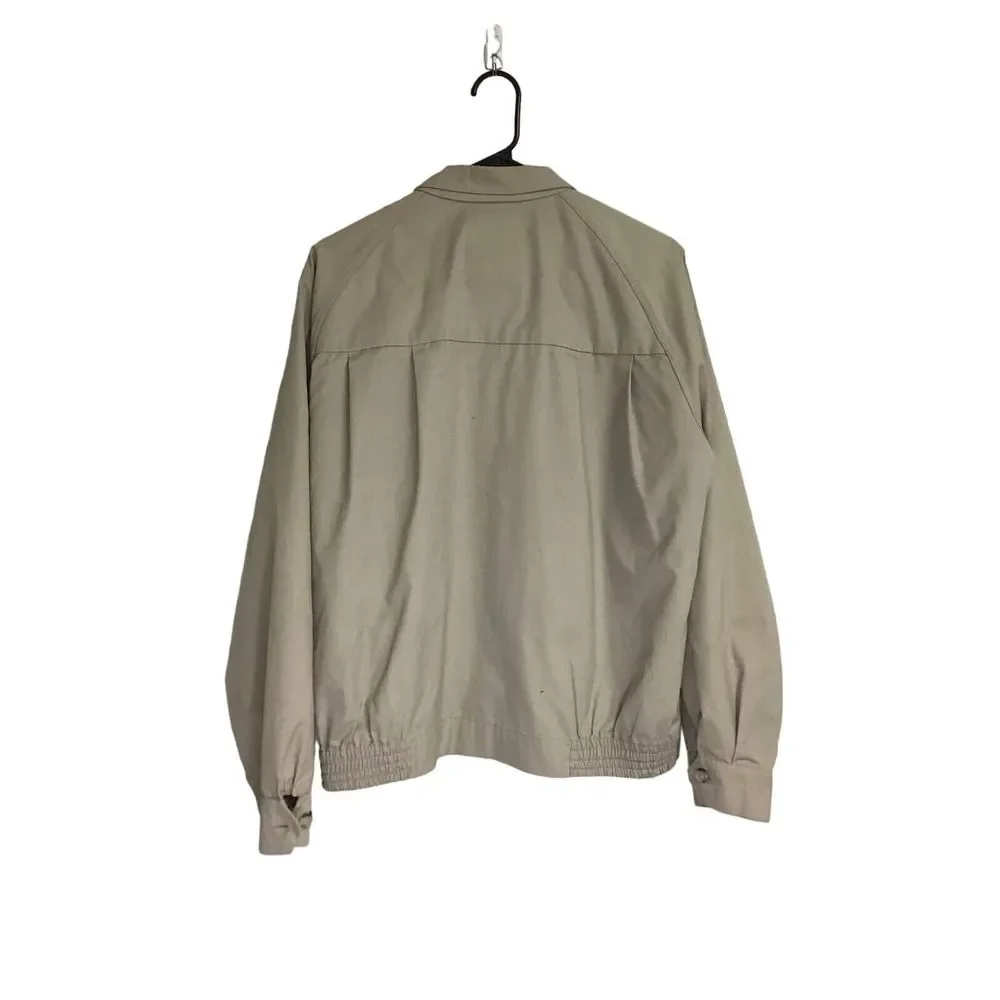 London Fog Vintage Polar Plush‎ Tan Jacket Coat Men's Size 38 Regular Winter